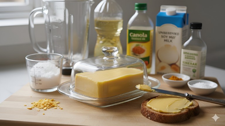 Creamy Homemade Vegan Butter Block recipe photo