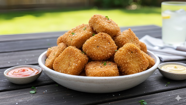 Crispy Vegan Tofu Nuggets recipe photo