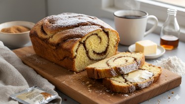 No-Knead Vegan Cinnamon Swirl Bread