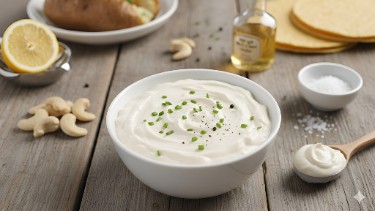 Tangy Cashew-Based Vegan Sour Cream