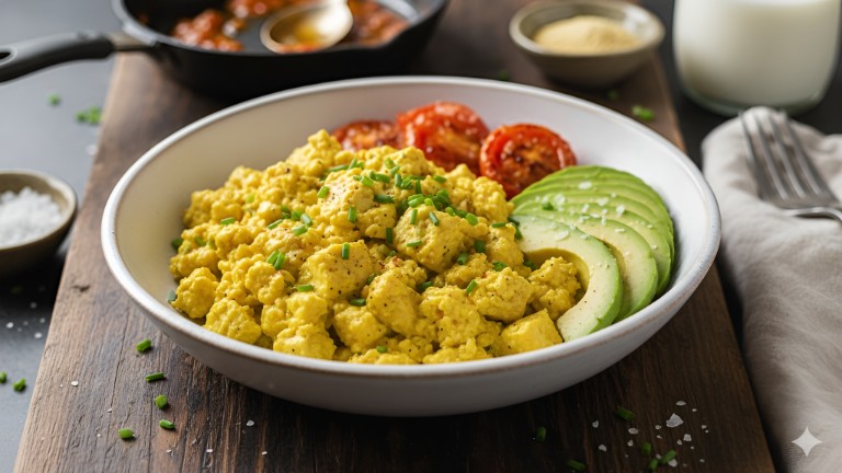 Ultra-Eggy Tofu Breakfast Scramble recipe photo