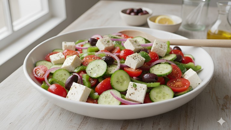 Vegan Greek Salad recipe photo